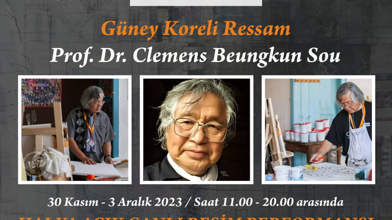 Güney Koreli Ressam Prof.Dr Clemens Beungkun 29 Kasım 3 Aralık'ta Anadolu Otelde