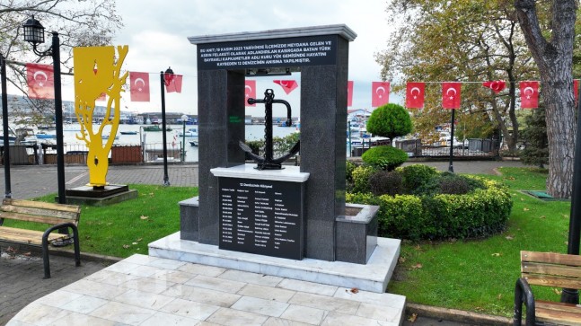 KDZ. EREĞLİ BELEDİYESİ, 12 DENİZCİ İÇİN ANIT YAPTIRDI