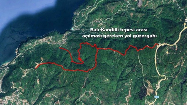 -BALI / KANDİLLİ TEPESİ ARASI ORMAN YOLU MUTLAKA AÇILMALI-