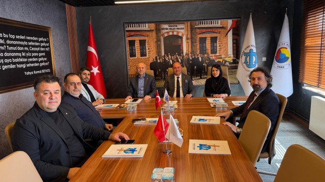 Ticaret ve Sanayi Odası Yönetim Kurulu Başkanı Arslan Keleş, İMEAK Deniz Ticaret Odası ‘nı Ziyaret Etti