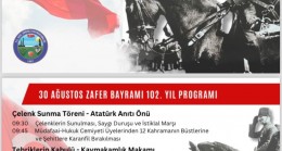 30 Ağustos Zafer Bayramını kutlayacağız…