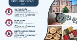 KENT MÜZESİ EKİM AYI ATÖLYE PROGRAMI