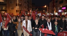 KDZ. EREĞLİ, ATATÜRK VE CUMHURİYET İÇİN YÜRÜDÜ ONBİNLER, “MUSTAFA KEMAL’İN ASKERLERİYİZ” DİYE HAYKIRDI