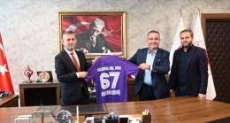 KDZ.EREĞLİ BELEDİYESPOR YÖNETİMİNDEN BAŞSAVCI VE BAŞKANLARA ZİYARET