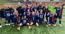 Düzce kadın futbol kulübü Ereğli Deplasmanından Galip Döndü