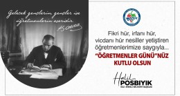 Başkan Posbıyık’tan Öğretmenler Günü Mesajı