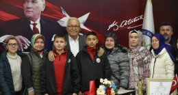 BAŞKAN HALİL POSBIYIK’A TEŞEKKÜR ZİYARETİ