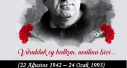 EGD’den GAZETECİ YAZAR UĞUR MUMCU’YU ANMA MESAJI