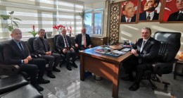 Zonguldak Ticaret ve Sanayi Odası Başkanı Metin DEMİR Milliyetçi Hareket Partisi Zonguldak İl Başkanımız Sayın Çağatay İPEKÇİ’ye ziyarette bulundu