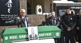 BELEDİYE İŞÇİSİ ÜSTÜN, SON YOLCULUĞUNA UĞURLANDI
