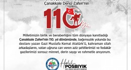 BAŞKAN POSBIYIK’TAN 18 MART ÇANAKKALE ZAFERİ MESAJI