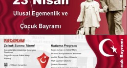 Kaymakam Yapıcı 23 Nisan Proğramını Açıkladı