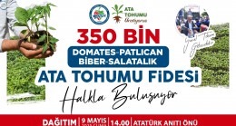 KDZ. EREĞLİ BELEDİYESİ, 350 BİN ATA TOHUMU FİDESİ DAĞITACAK