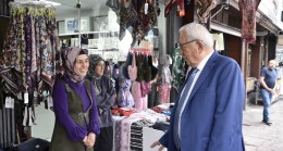 BAŞKAN POSBIYIK, UN PAZARI ESNAFINI ZİYARET ETTİ