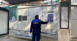 KDZ. EREĞLİ’DE İZİNSİZ AFİŞLER KALDIRILDI