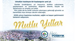 BAŞKAN POSBIYIK, YENİ YILI KUTLADI
