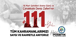 Kdz. Ereğli Belediye Başkanı Halil Posbıyık’ın 18 Mart Şehitleri Anma Günü ve Çanakkale Zaferi’nin 111. Yıl Dönümü Mesajı