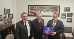 Cumhurbaşkanlığı Yüksek İstişare Kurulu Üyesi Köksal Toptan, Rektör Özölçer’i Makamında Kabul Etti