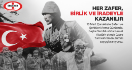 Erdemir’den !8 Mart Mesajı