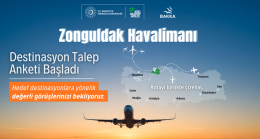 Zonguldak Havalimanı Yeni Destinasyon Talep Anketi Başlatıldı