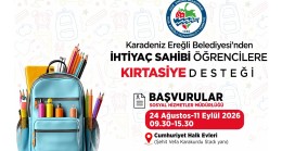 KDZ. EREĞLİ BELEDİYESİ’NDEN YENİ EĞİTİM ÖĞRETİM YILINDA ÖĞRENCİLERE KIRTASİYE DESTEĞİ