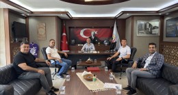Fenerbahçeli Futbolcu Orhan Şam’dan Başkan Keleş’e Ziyaret