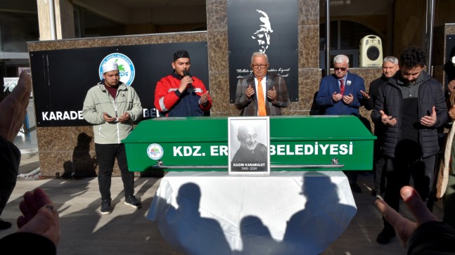 KAZIM KARABULUT İÇİN KDZ. EREĞLİ BELEDİYESİ’NDE TÖREN DÜZENLENDİ