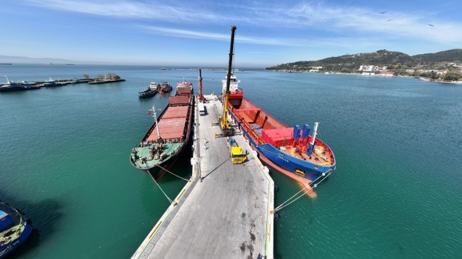 BOZHANE LİMANI TAM KAPASİTE HİZMETE BAŞLADI