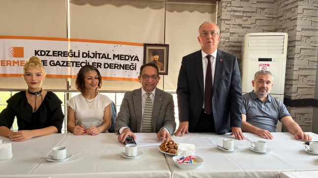 KDZ. EREĞLİ DİJİTAL MEDYA VE GAZETECİLER DERNEĞİ- ERMED 24 Temmuz Basın Özgürlüğü için Mücadele Günü Basın Açıklaması