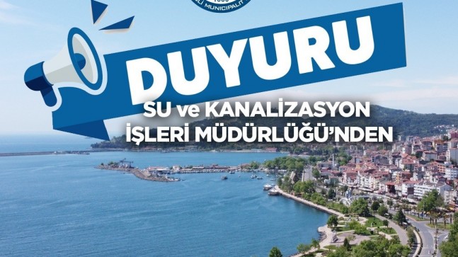 Ereğli belediyesinden Duyuru