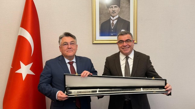 Rektör Özölçer’den, İçişleri Bakanı Başdanışmanı Yolcu’ya Ziyaret