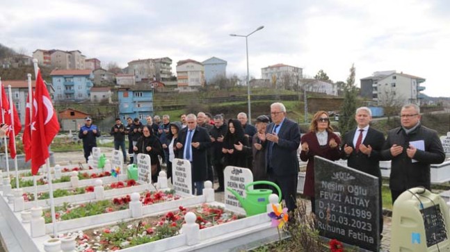 6 ŞUBAT DEPREMLERİNDE HAYATINI KAYBEDENLER KDZ. EREĞLİ’DE ANILDI