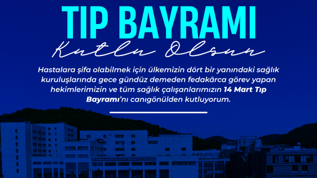 Rektör Özölçer’den 14 Mart Tıp Bayramı Mesajı