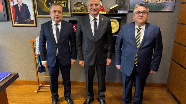AK Parti Zonguldak Milletvekili Bozkurt, Rektör Özölçer’i Kabul Etti