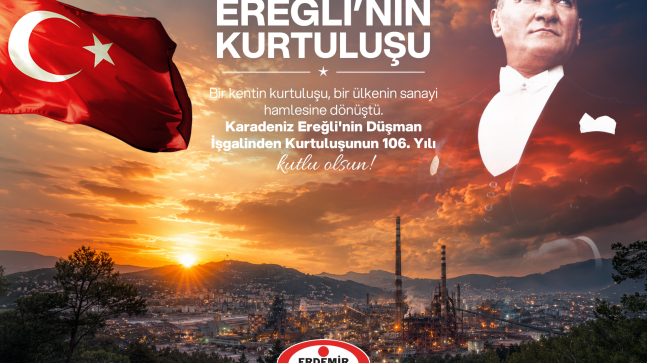 Erdemir’den Ereğli’nin Kurtuluş Günü Mesajı
