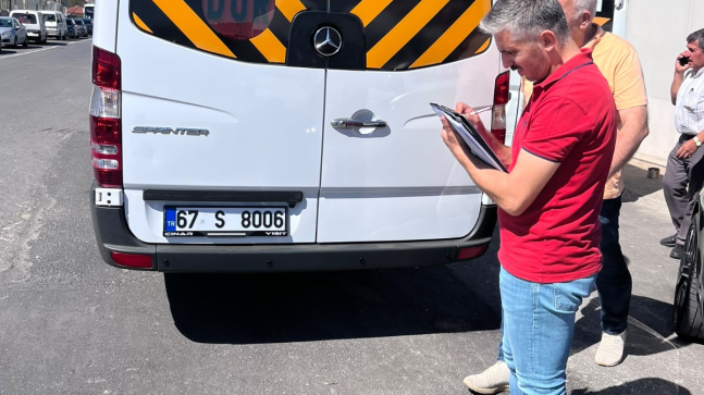 KDZ. EREĞLİ BELEDİYESİ, OKUL SERVİSLERİNİ DENETLİYOR