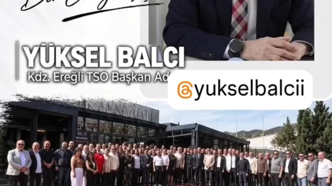 TSO Başkan Adayı Balcı Aday Tanıtım Toplantısını Tatoğlu Kültür Merkezinde Yapacak