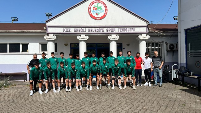 KDZ. EREĞLİ BELEDİYESPOR ALTYAPI TAKIMI ÇALIŞMALARA BAŞLADI