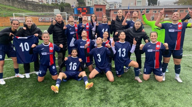 Düzce kadın futbol kulübü Ereğli Deplasmanından Galip Döndü