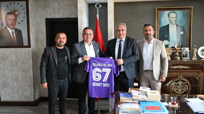 KDZ.EREĞLİ BELEDİYESPOR’DAN KAYMAKAM MEHMET YAPICI’YA ZİYARET