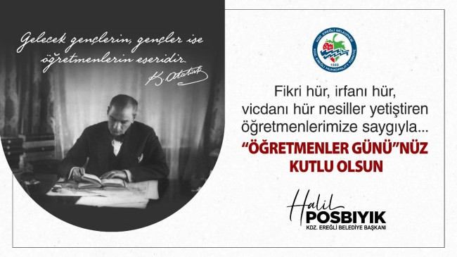 Başkan Posbıyık’tan Öğretmenler Günü Mesajı