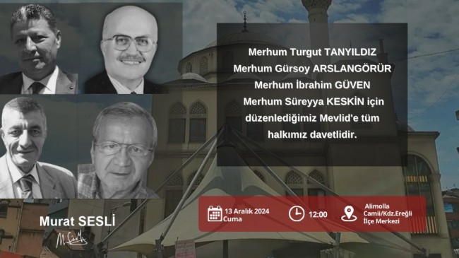 Murat Sesli’den Mevlüte Davet
