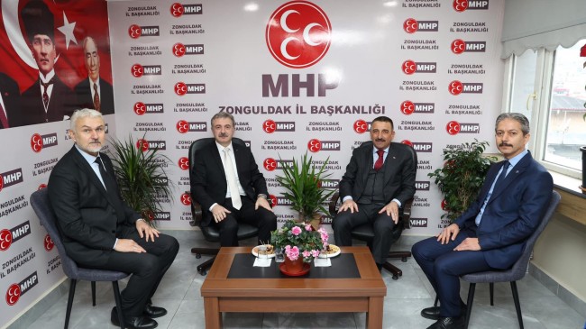 Zonguldak Valimiz Sayın Osman HACIBEKTAŞOĞLU ‘dan MHP İl Başkanlığına Ziyaret