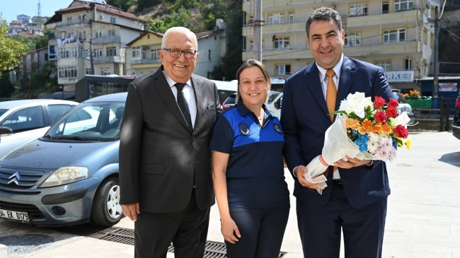 KAYMAKAM YILMAZ, BAŞKAN POSBIYIK’I ZİYARET ETTİ