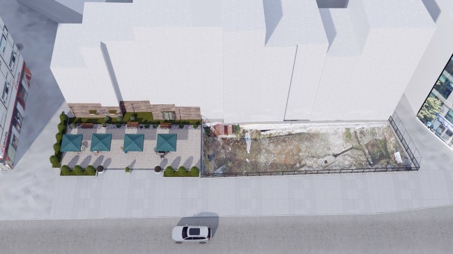 ESKİ BELEDİYE BİNASI ALANINA YENİ DÜZENLEME YAPILACAK