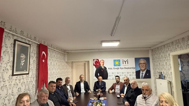 Kdz. Ereğli Ticaret ve Sanayi Odası (TSO) Başkanı Arslan Keleş,  İYİ Parti Kdz. Ereğli İlçe Başkanı İsmail Işıkçelik ve yönetimine ziyarette bulundu.