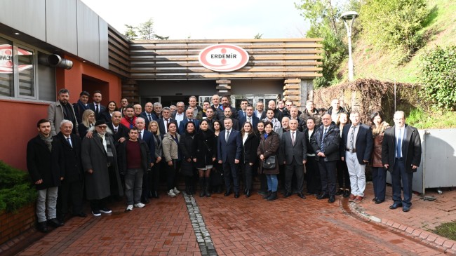 Erdemir 10 -Ocak Gazeteciler Gününü Kendi Tesislerinde Gazetecilerle Kutladı