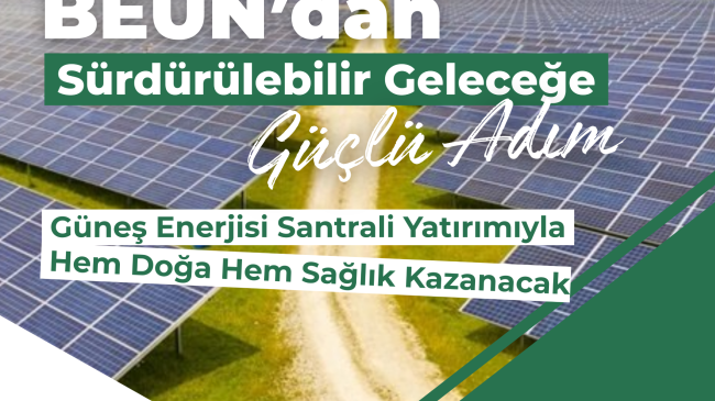 Zonguldak Bülent Ecevit Üniversitesi (BEUN), sürdürülebilir kampüs vizyonu doğrultusunda çevreci ve stratejik bir yatırımı daha hayata geçiriyor.