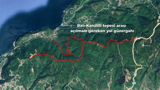 -BALI / KANDİLLİ TEPESİ ARASI ORMAN YOLU MUTLAKA AÇILMALI-