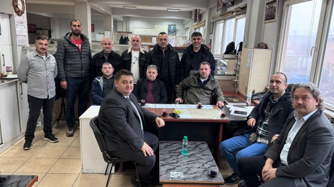 GMİS YÖNETİMİ MADENCİYLE BAYRAMLAŞTI